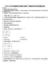 2023-2024学年福建省中学物理九年级第一学期期末教学质量检测模拟试题