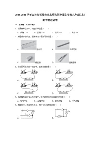 吉林省长春高新技术产业开发区慧仁学校2023-2024学年九年级上学期期中物理试卷