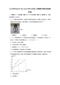 辽宁省丹东五中2023-2024学年九年级上学期期中物理试卷+