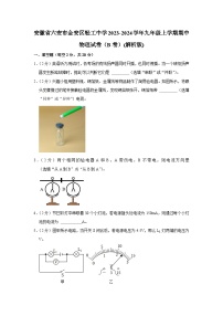 安徽省六安市金安区轻工中学2023-2024学年九年级上学期期中物理试卷（B卷）+