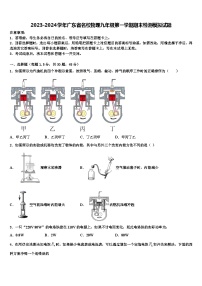 2023-2024学年广东省名校物理九年级第一学期期末检测模拟试题