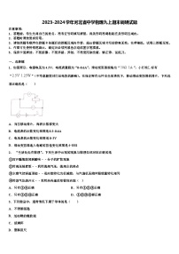 2023-2024学年河北省中学物理九上期末调研试题