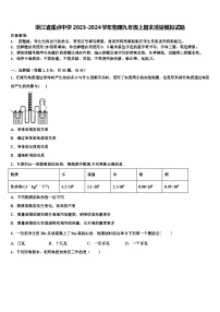 浙江省重点中学2023-2024学年物理九年级上期末质量模拟试题