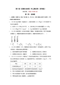 人教版八年级物理上册同步考点专题训练 第六章《质量与密度》单元测试卷（原卷版+解析版）