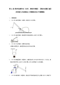 【期末题汇编】苏科版九年级物理上学期期末复习专题精炼 第11章-简单机械和功（杠杆、滑轮作图题）（原卷版+解析版）