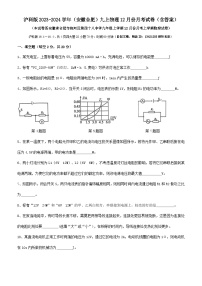 安徽省合肥市第四十八中学2023-2024学年九年级上学期物理第三次月考