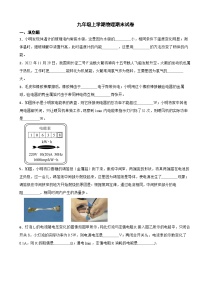 河南省南阳市2023年九年级上学期物理期末试题附答案