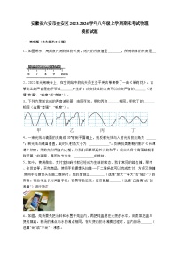 安徽省六安市金安区2023-2024学年八年级上册期末考试物理模拟试卷（附答案）