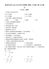 2023-2024学年吉林省东北师范大学附属中学九年级上学期大练习（3）物理试题