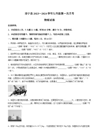 河南省洛阳市洛宁县2023-2024学年九年级上学期10月月考物理试题