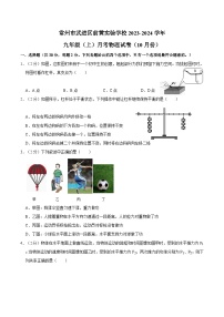 江苏省常州市武进区前黄实验学校2023-2024学年九年级上学期月考物理试卷（10月份）