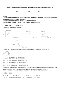 2023-2024学年上海市嘉定区八年级物理第一学期期末教学质量检测试题含答案