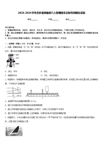 2023-2024学年吉林省辉南县八上物理期末达标检测模拟试题含答案