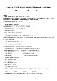 2023-2024学年吉林省通化市外国语学校八上物理期末复习检测模拟试题含答案