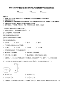 2023-2024学年四川省望子成龙学校八上物理期末学业质量监测试题含答案