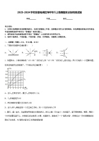 2023-2024学年安徽亳州花沟中学八上物理期末达标检测试题含答案