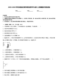 2023-2024学年安徽省合肥市肥东四中学九级八上物理期末检测试题含答案