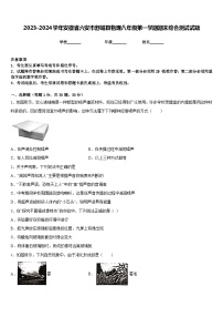 2023-2024学年安徽省六安市舒城县物理八年级第一学期期末综合测试试题含答案