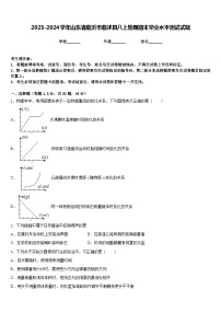 2023-2024学年山东省临沂市临沭县八上物理期末学业水平测试试题含答案