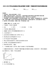 2023-2024学年山东省烟台市莱山区物理八年级第一学期期末教学质量检测模拟试题含答案