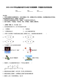 2023-2024学年山西省吕梁市文水县八年级物理第一学期期末质量检测试题含答案