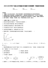 2023-2024学年广东省汕头市潮南区司马浦镇八年级物理第一学期期末预测试题含答案