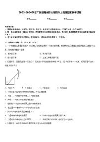 2023-2024学年广东省梅州市大埔县八上物理期末联考试题含答案