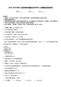 2023-2024学年广东省深圳市福田区北环中学八上物理期末监测试题含答案