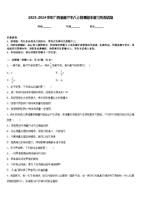 2023-2024学年广西省南宁市八上物理期末复习检测试题含答案
