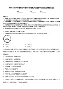 2023-2024学年枣庄市重点中学物理八上期末学业质量监测模拟试题含答案