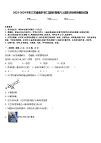 2023-2024学年江苏省南京市江北新区物理八上期末达标检测模拟试题含答案