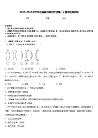 2023-2024学年江苏省徐州邳州市物理八上期末联考试题含答案