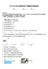 2023-2024学年江西省安远县八上物理期末考试模拟试题含答案