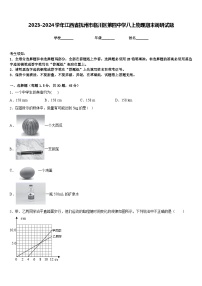 2023-2024学年江西省抚州市临川区第四中学八上物理期末调研试题含答案