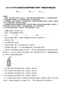 2023-2024学年江西省吉安吉安县联考物理八年级第一学期期末统考模拟试题含答案