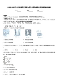 2023-2024学年江西省宜春市第九中学八上物理期末质量跟踪监视试题含答案