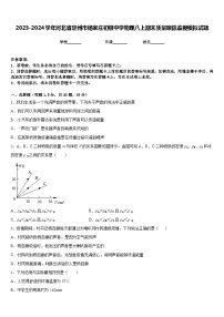 2023-2024学年河北省定州市杨家庄初级中学物理八上期末质量跟踪监视模拟试题含答案