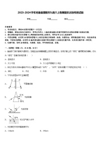 2023-2024学年河南省濮阳市九级八上物理期末达标检测试题含答案