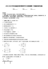 2023-2024学年河南省郑州市第四中学八年级物理第一学期期末联考试题含答案