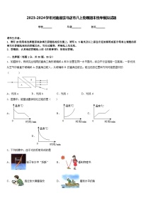 2023-2024学年河南省驻马店市八上物理期末统考模拟试题含答案