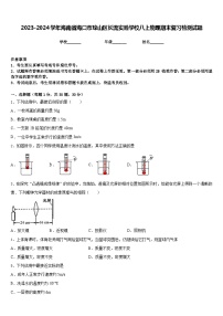 2023-2024学年海南省海口市琼山区长流实验学校八上物理期末复习检测试题含答案