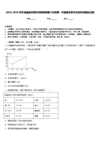 2023-2024学年湖南省邵阳市邵阳县物理八年级第一学期期末教学质量检测模拟试题含答案