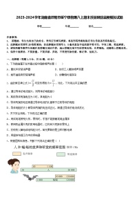 2023-2024学年湖南省邵阳市绥宁县物理八上期末质量跟踪监视模拟试题含答案