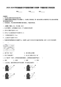 2023-2024学年湖南省长沙市望城区物理八年级第一学期期末复习检测试题含答案
