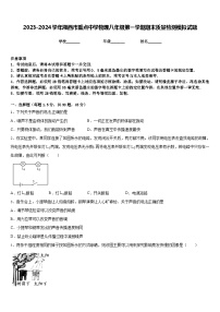 2023-2024学年湘西市重点中学物理八年级第一学期期末质量检测模拟试题含答案