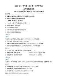 重庆市开州区云枫教育集团2023-2024学年九年级上学期10月月考物理试题