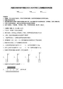 内蒙古赤峰市翁牛特旗2023-2024学年八上物理期末统考试题含答案