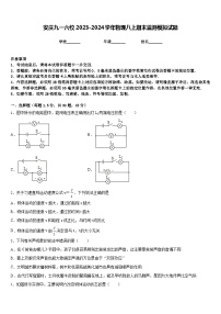 安庆九一六校2023-2024学年物理八上期末监测模拟试题含答案