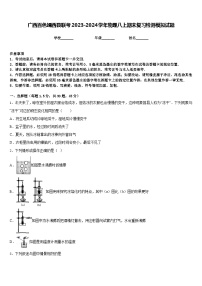 广西百色靖西县联考2023-2024学年物理八上期末复习检测模拟试题含答案