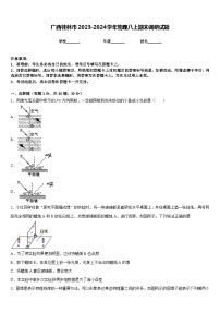 广西桂林市2023-2024学年物理八上期末调研试题含答案